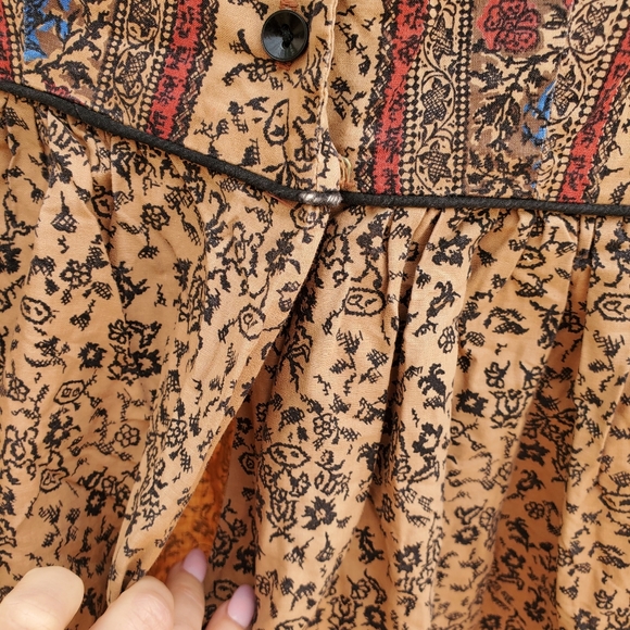 Vintage dress 1930 1940 fashion first smoller bird - Picture 6 of 10